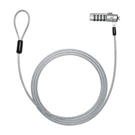 Sanwa Supply SL-92 Slot Standard & Nano Compatible Security Wire (Dial Lock)