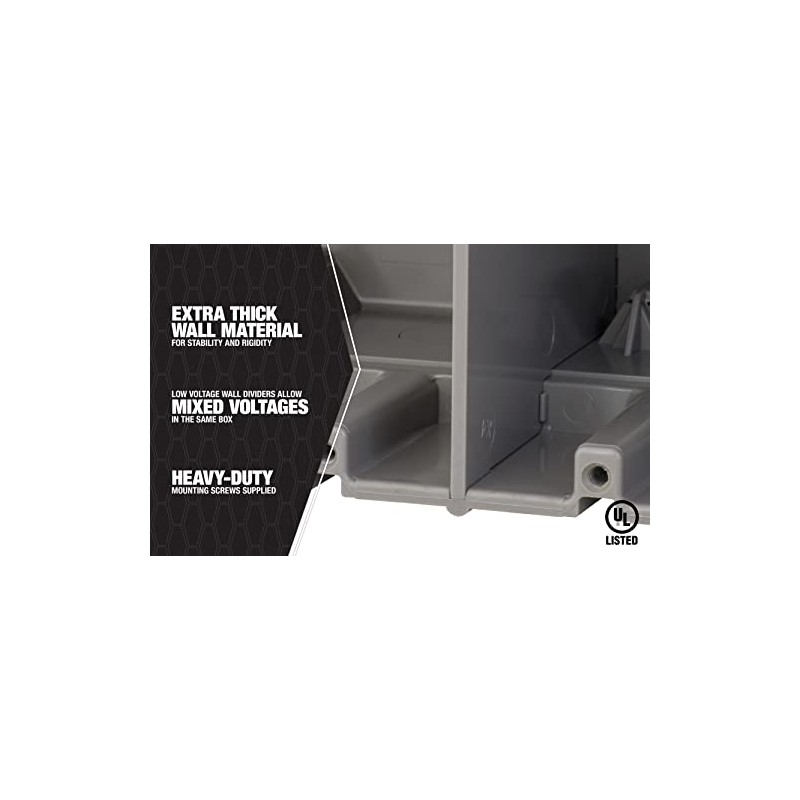 Madison Electric Products MSBMMT4G 4 Gang Multi Mount Device Box