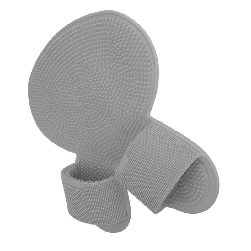 Foot Scrubber Shower Mat with Strong Suction Cups Prevent Slip