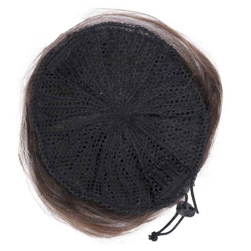 CAISHA Bun Hairpiece Ponytail Hepburn-Bun Scrunchie Updo Brown Mix DC4