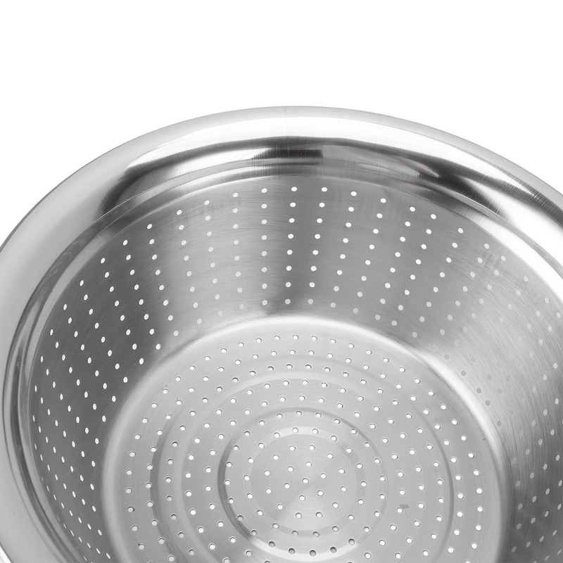 3 In 1 Colander Strainer Set Stainless Steel Rice Washing