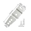SagaSave 2 Pcs Dishwasher Mounting Bracket, Under Counter Dishwasher Fixing