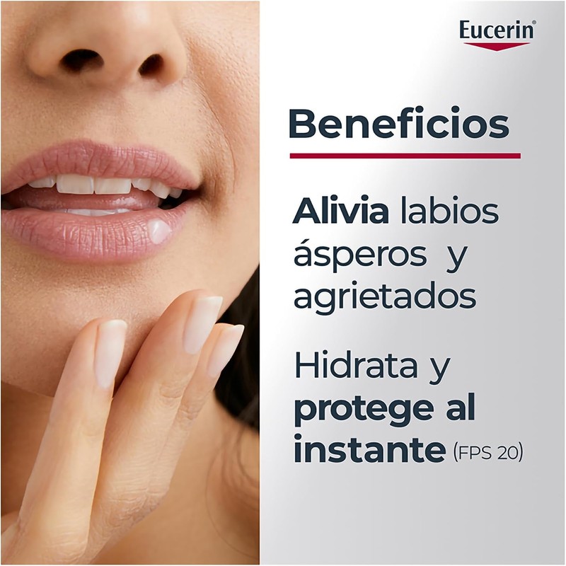 Eucerin Ph5 Bálsamo Labial Protector De Labios Fps 20, 4.8