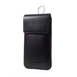 DFV mobile - Belt Case Cover Vertical with Double Pocket for Emporia Smart 5 Mini (2023) - Black