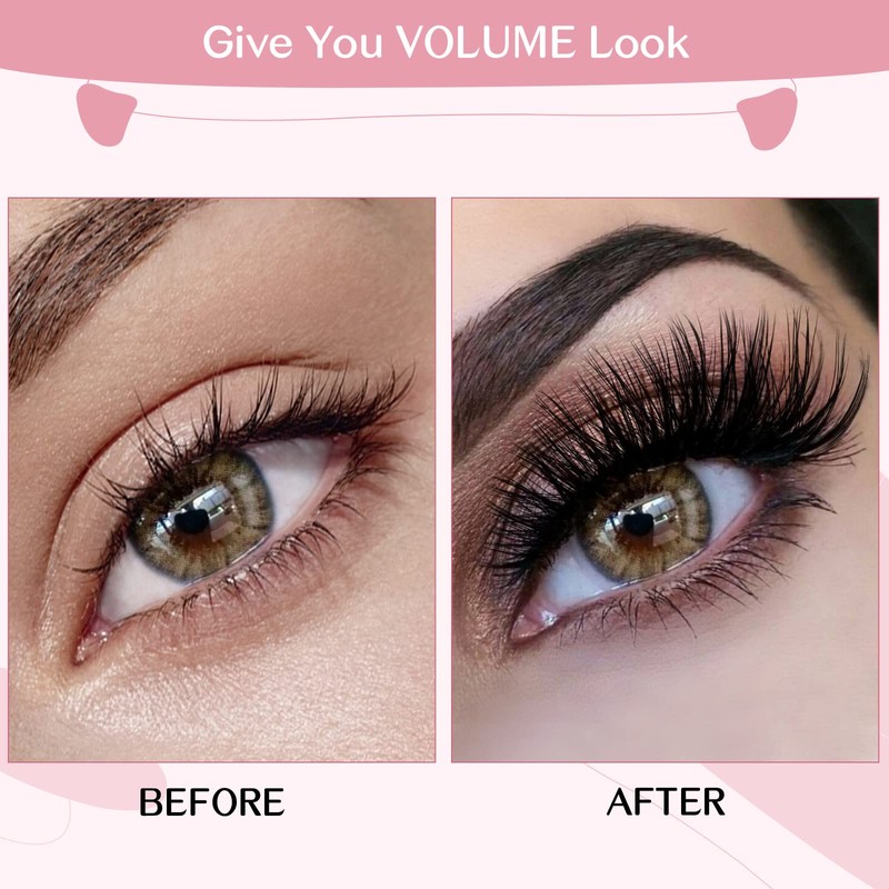 PRO Lash Clusters, 72 Pcs Individual Cluster Lashes 3D Effect