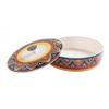 Bico Tunisian Ceramic 8.8 inch Tortilla Warmer, Tortilla Server with