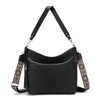Genuine Leather Crossbody Bags for Women, Black Leather Purse Soft