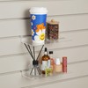 16 Pack Slatwall Shelves Hanging Accessories, 4 x 10 Inch