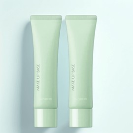 The Saem Saemmul Airy Cotton Makeup Base 30ml, 01 Green, 2 pcs. / 더샘 샘물 에어리 코튼 메이크업 베이스 30ml, 01 그린, 2개
