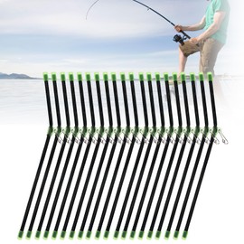 GUOYOU Pack of 20 Fishing Anti-Tangle Boom Set, Anti Tangle Boom Anti Tangle Fishing Boom with Swivel Bright Tangle Fishing Accessories for Fishing Separate Main Side Lines Prevent Tangling