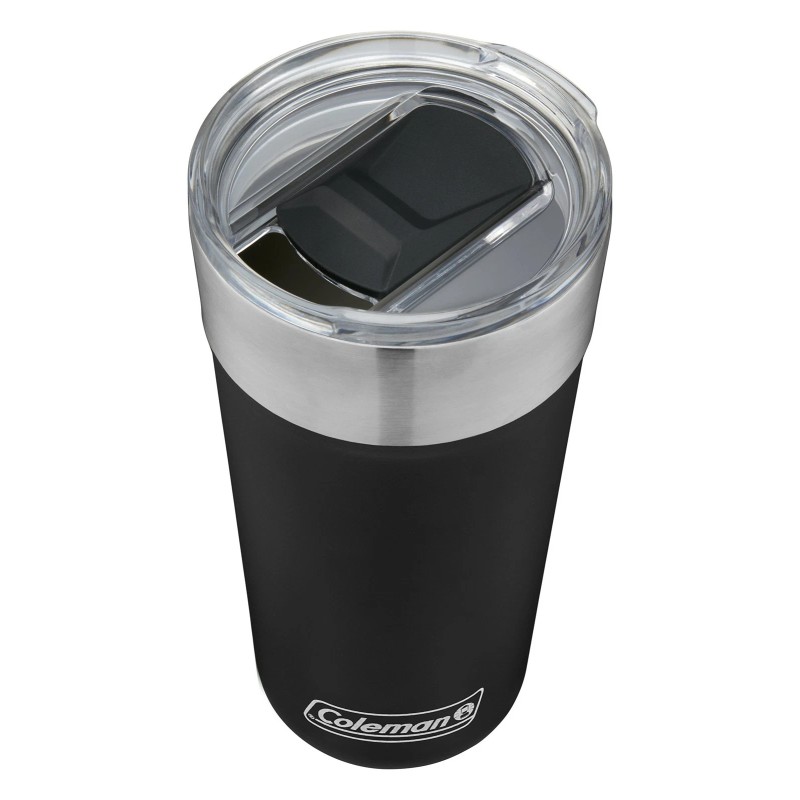 Coleman Brew Insulated Stainless Steel Tumbler, Black, 20 oz.