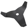 Black Weed Wacker Blades 3 Teeth Carbon Steel Brush Cutter