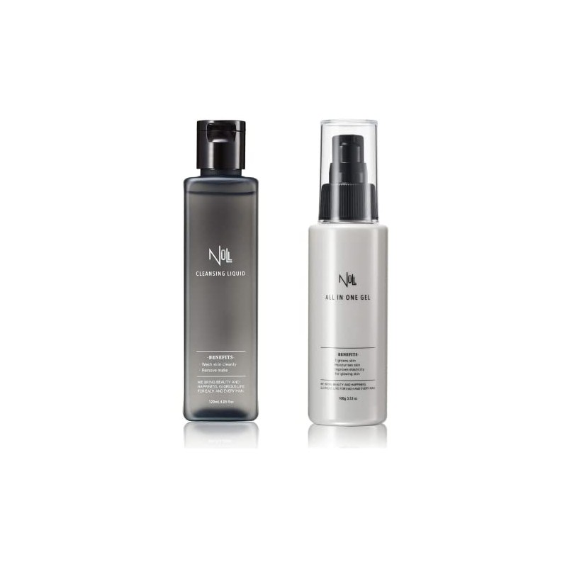 NULL Cleansing Liquid & All-in-One Gel Skin Care Set (Gel+Cleansing)