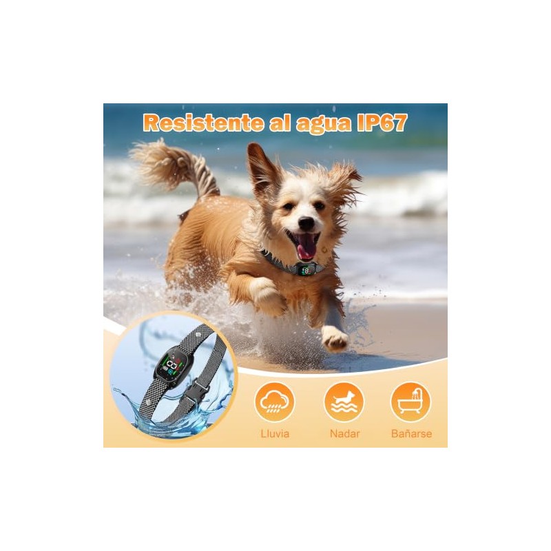 FEISEDY Collar de Castigo para Perro - Collar Antiladridos Automático