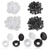 SPEEDWOX 120pcs Screw Caps Concealment Screws Decorative Hinged Screw Cover