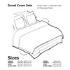 MistyMorning Plain Duvet Cover sets, Soft & Premium quality Bedding