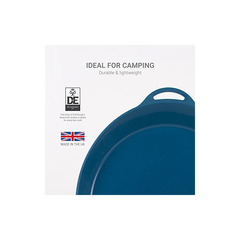 Lifeventure Ellipse Reusable Plate For Camping, Travel & Outdoor -