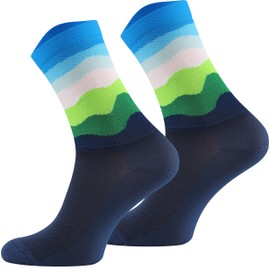 TODO Cycling Socks for Men and Women Breathable Road Bike Socks Men's Cycling Socks with Motif, also Running Socks