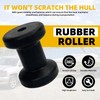 TENGBASE Marine Keel Roller, Adjustable Roller Bracket Assembles, 4” Rubber