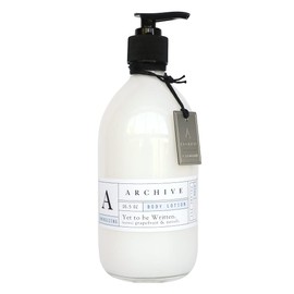Archive Yet To Be Written Body Lotion Natural Moisturizing Lotion for Men & Women Lightly Scented 16.5 oz