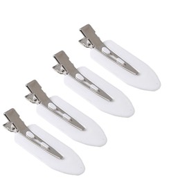 4 Pieces No Bend Hair Clips No Crease Hair Clips Curl Pin Clips Fix Pin Barrette for Makeup Women Girl