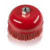 A Liner Abrasive 180 Grit Nylon Bristle Cup Brush -