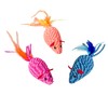 Ethical Pets 52074 Elasteeez Mouse/Feathers Pet Feather Toys