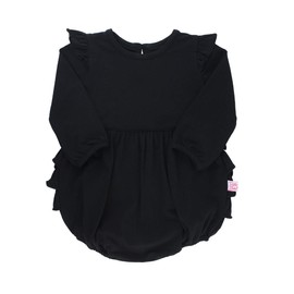 RuffleButts Baby/Toddler Girls Long Sleeve Bubble Romper