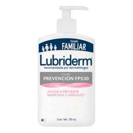 Lubriderm Crema Corporal  Fps 30 Prevención 750 Ml
