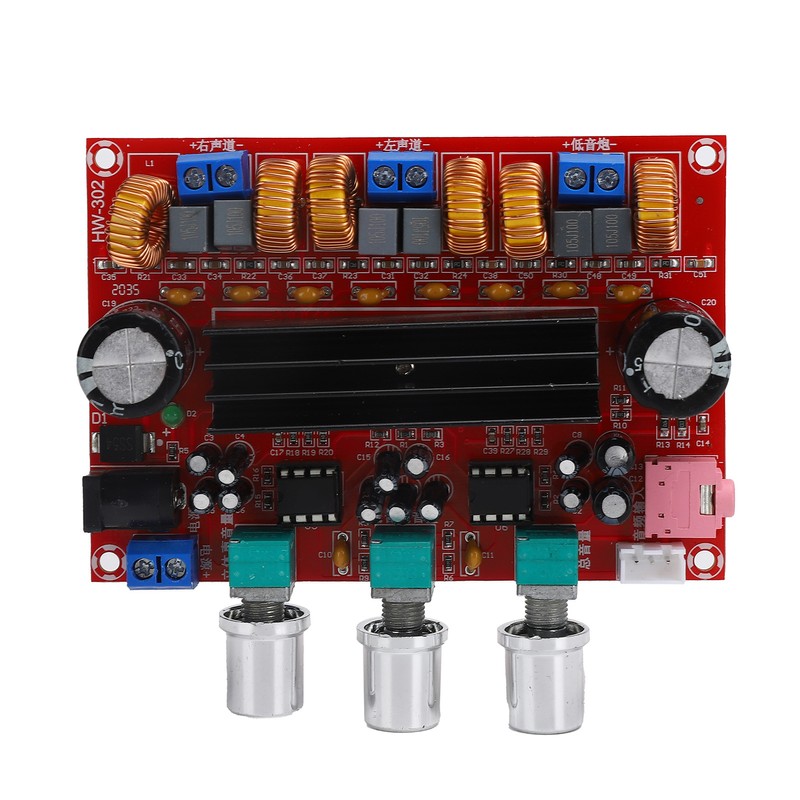 XH-M139 2.1 Sound Channel Digital Amplifier Board 12V-24V TPA3116D2 2x50W+100W