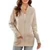 GRACE KARIN Womens Cardigan Full Zip Cardigans Long Sleeve Cardigan