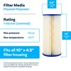 SpiroPure SP-R1-BB 10x4.5 1 Micron Pleated Polyester Sediment Water Filter