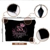 QGFM 55th Birthday Gifts for Women Makeup Bag, Cosmetic Bags,