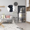 Magnetic Door Screen 90 x 230cm Black - Keep Bugs