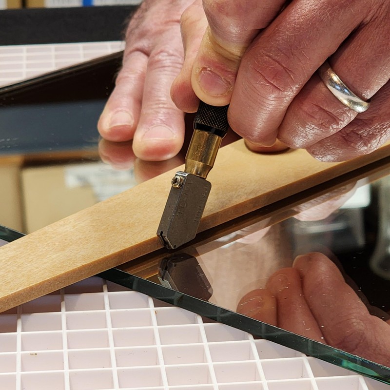 TOYO TC17BV Glass Cutter | Brass Handled TAP Wheel Technology
