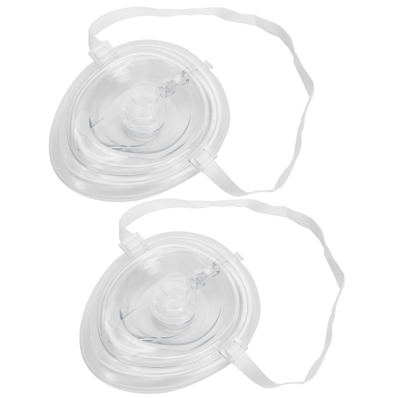 Pocket Resuscitator OneWay Valve Breathing Emergency Artificial CPR Rescue Face