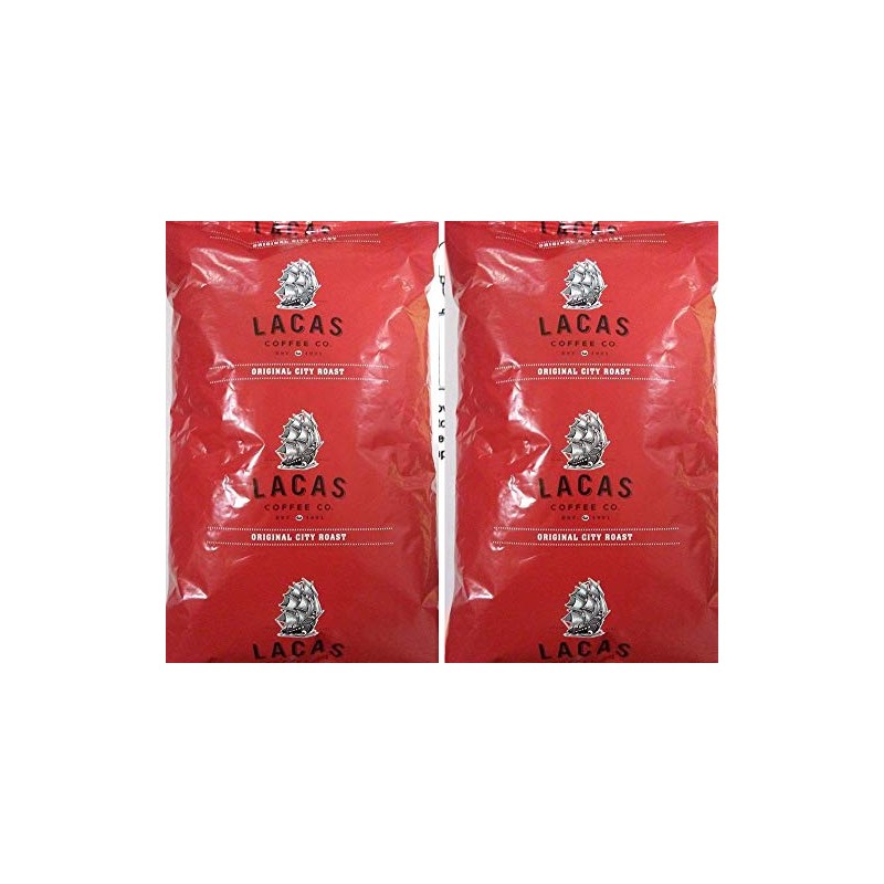 Lacas Original City Roast Ground Coffee - 16 Oz (2