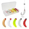 Riceel Artificial Bait Worms Fish, Pack of 100 Plastic Fishing