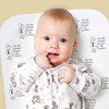 Azeeda 'Eat the Schedule' Baby Burp/Wash Cloth (BC00033101)