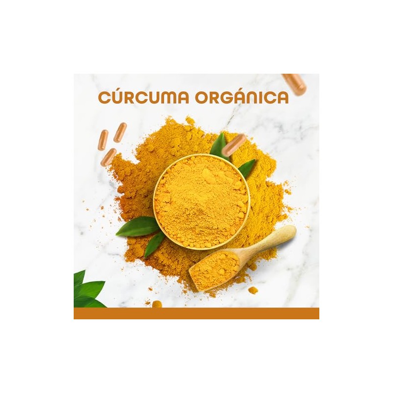 BULK SUPERFOODS Cúrcuma Suplemento Alimenticio 100% Natural
