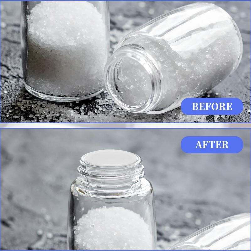 60PCS 6 Size Salt and Pepper Stoppers Plugs, Plastic Stoppers