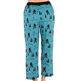 Lazy One Pajamas for Women, Cute Pajama Pants, Comfy Women's PJs, Mountain Bigfoot, (Large)
