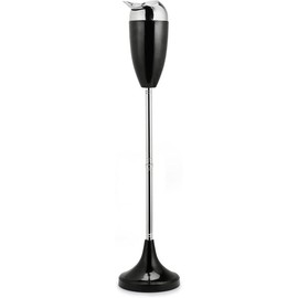 Adjustable Ashtray,  Odorless Indoor Outdoor Floor Standing Ash Tray with Lid for Home Patio  Ash  Disposal, Windproof Balcony Ashtray in 20", 27.5", 35" Heights, Black - Color: Red