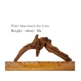 Dlengyanmi 4 Pieces Aquarium Decorative Driftwood - Multi-Purpose Driftwood for Fish Tanks, Reptile Breeder Boxes, and Aquarium Aquascape