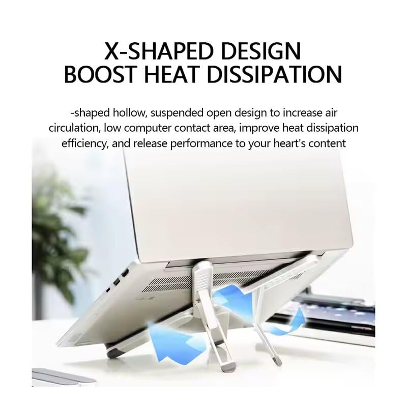 Foldable & Portable Laptop Stand for Desk, Light Weight Alloy