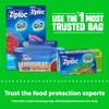 Ziploc Sandwich and Snack Bags with EasyGuide Texture, Plastic Storage