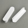 funifiti 5 Pack Matte White Kitchen Cabinet Handles 3.8 Inch(96mm)