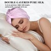 100% Mulberry Silk Bonnet for Women Hair Care, Grade 6A