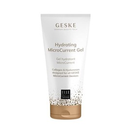 GESKE Hydrating MicroCurrent Gel, Must-Have for All GESKE MicroCurrent Devices, Face Care with Glycerine, Gentle Care, Water-based Contact Gel, Vegan Formula Without Animal Testing