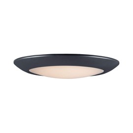 Maxim 57860WTBK Diverse JA8 Compliant Energy Star LED Flush Mount, 1-Light 25 Watt, 2"H x 13"W, 3000K, Black